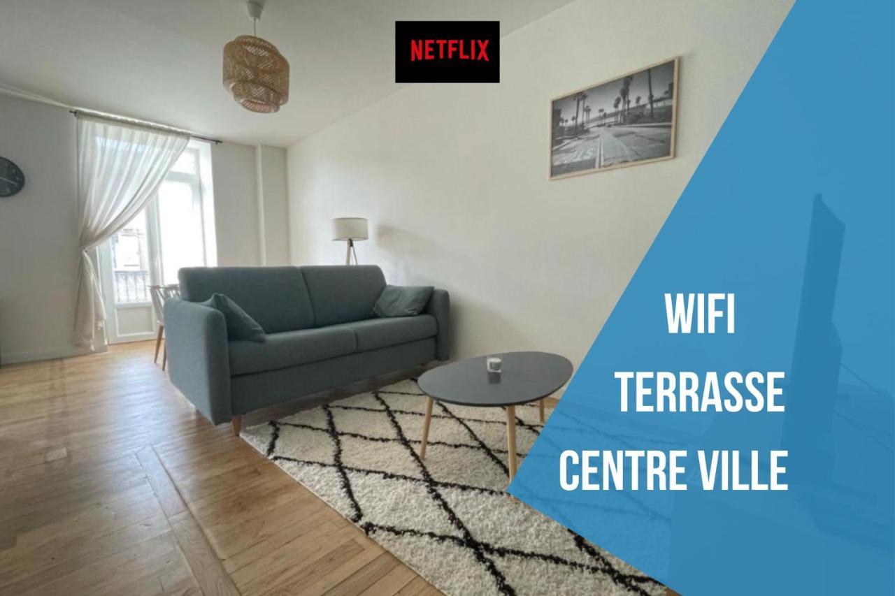 Superbe T2 Neuf Centre Ville Wifi Terrasse Netflix Perigueux Luaran gambar